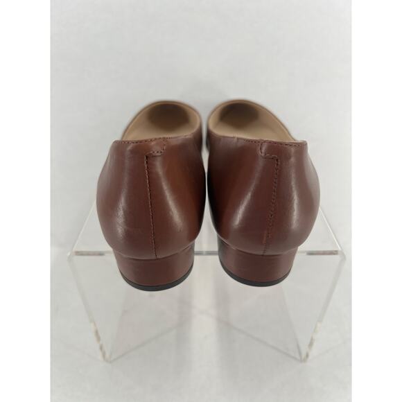 Cole Haan Brown Leather Pointed Toe Flats - Picture 4 of 4